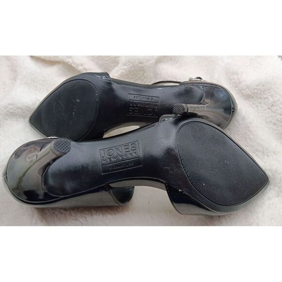 Jones New York signature Colette Women's Heels Cross Strap Black US Sz 7.5 Pump - Picture 8 of 9